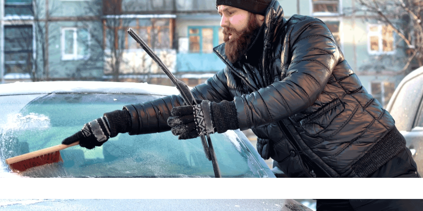 car ice scraper