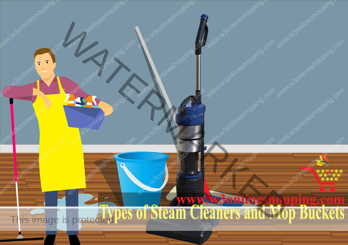 Types of Steam Cleaners and Mop Buckets | w3onlineshopping