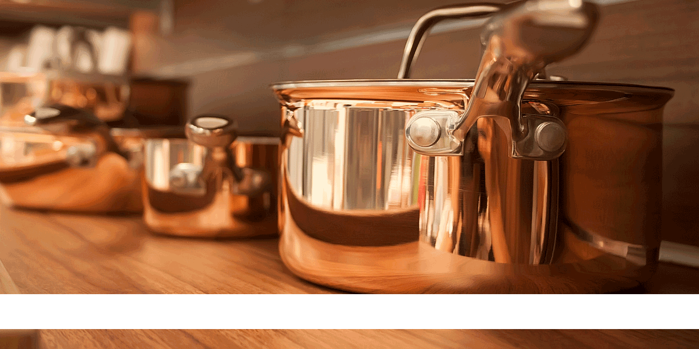 Copper Cookware Set