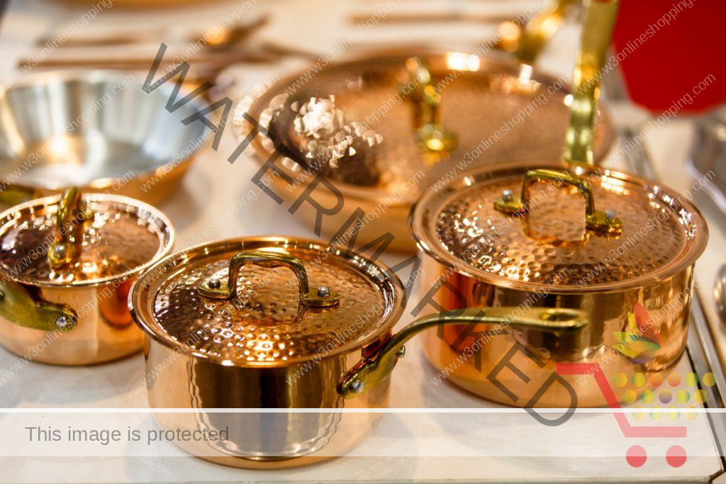 copper pots and pans sets