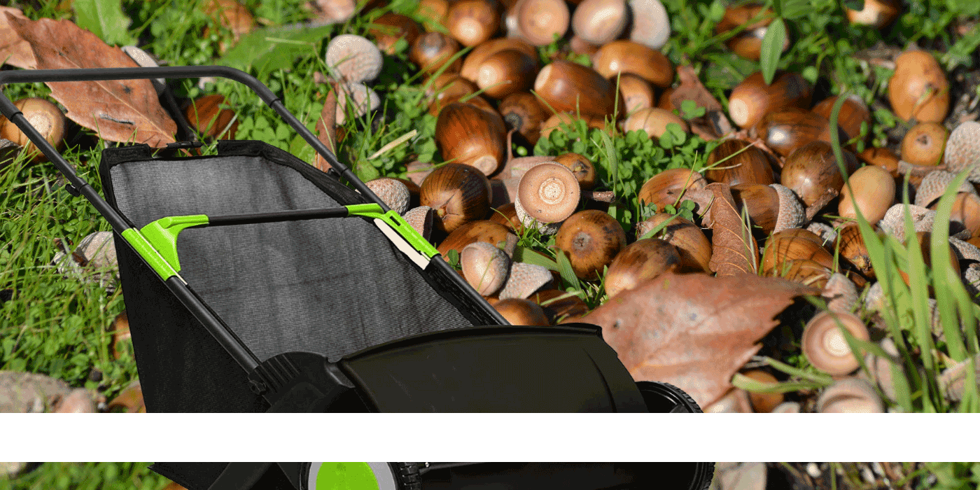 best lawn sweeper for acorns