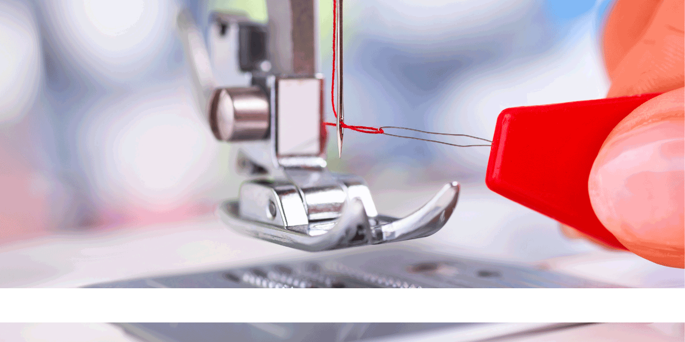 how to use a needle threader