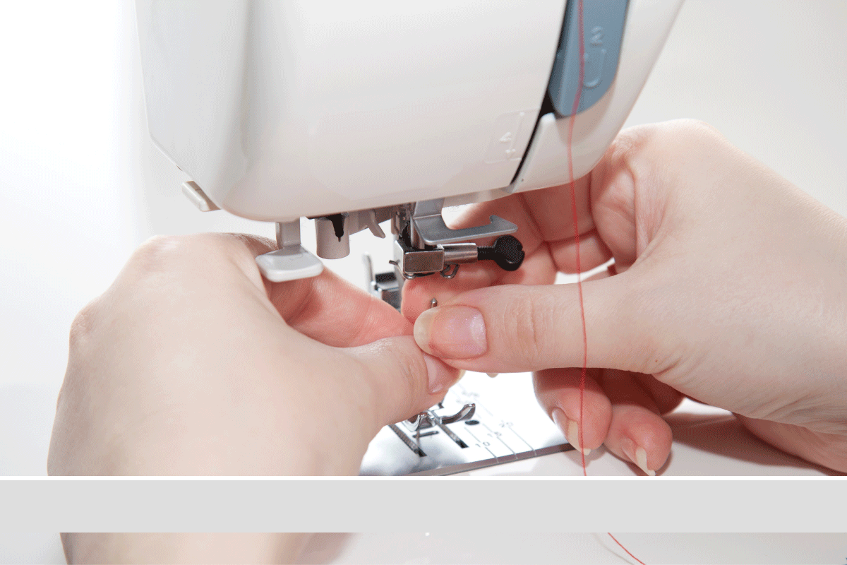 sewing machine thread bunching