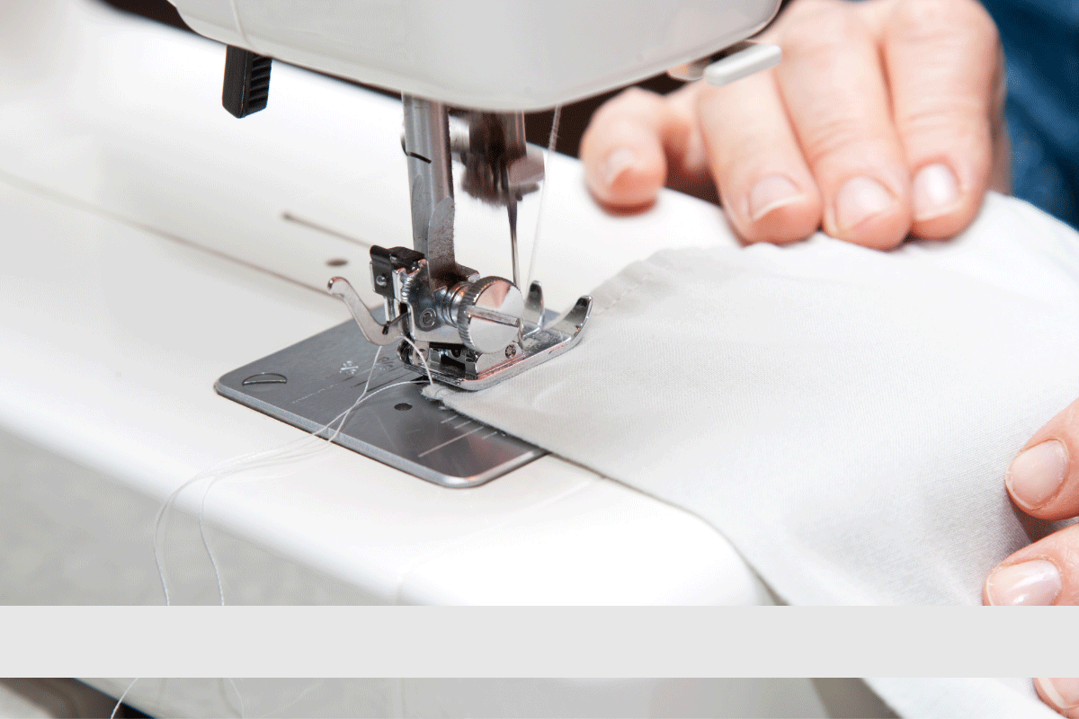 how to end stitch on sewing machine