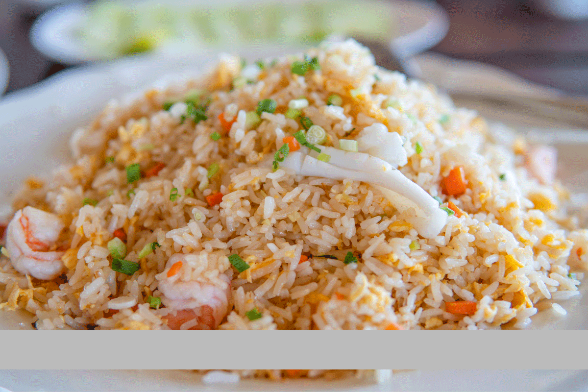 how to heat up fried rice