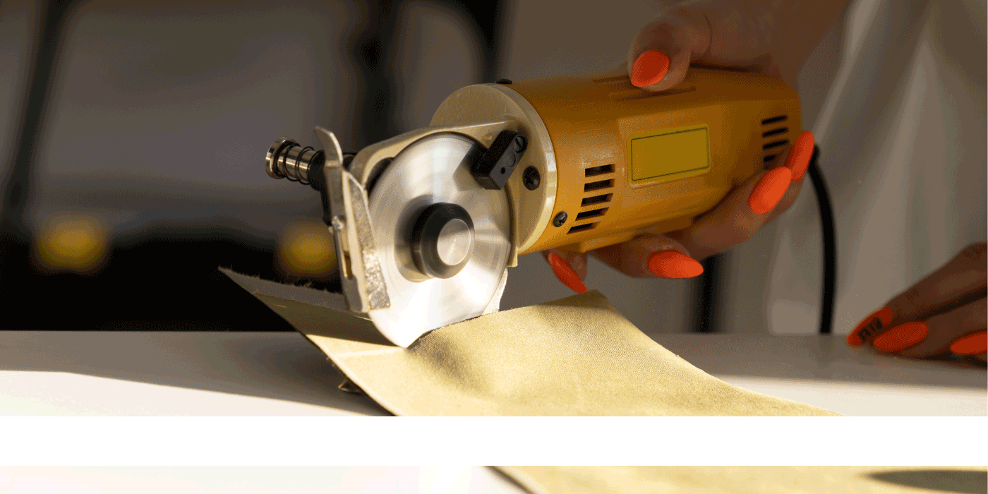 electric rotary cutter for fabric