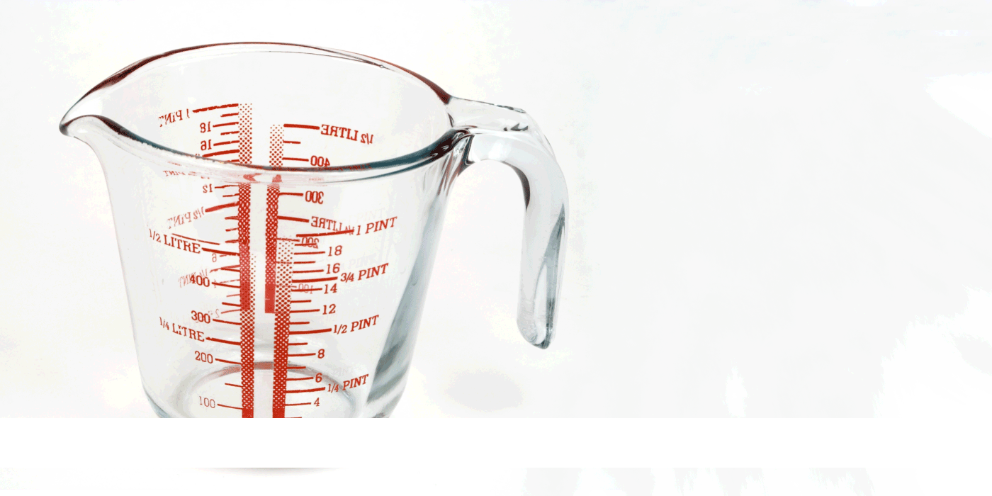 how are drinking glasses measured