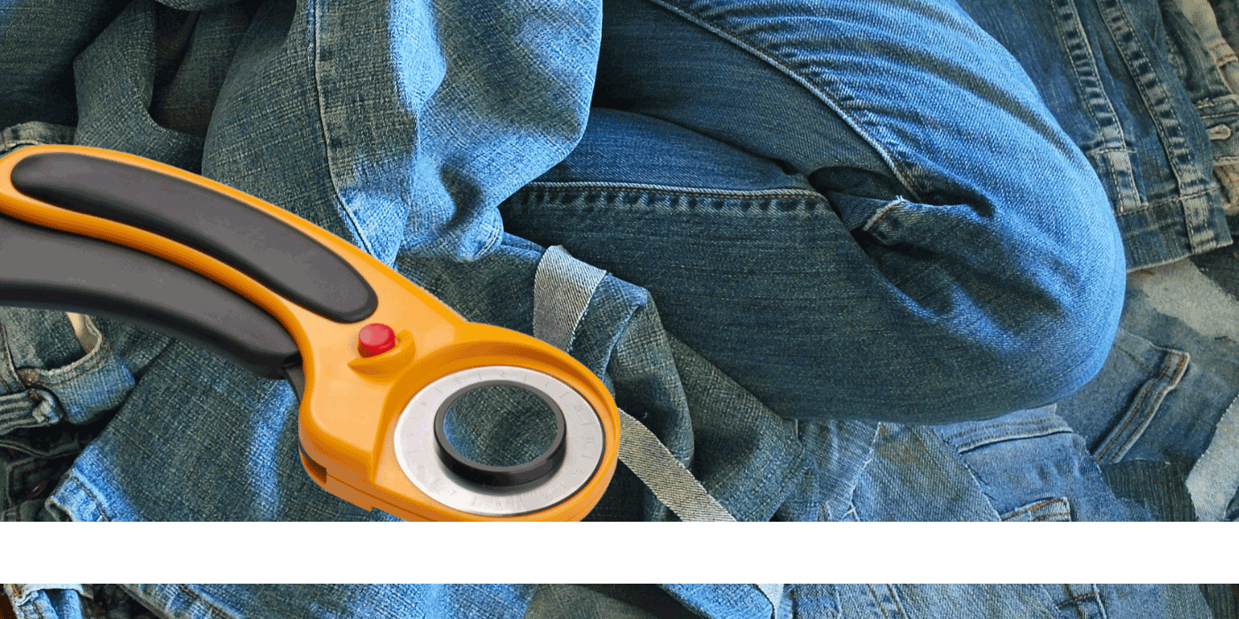 will a rotary cutter cut jeans