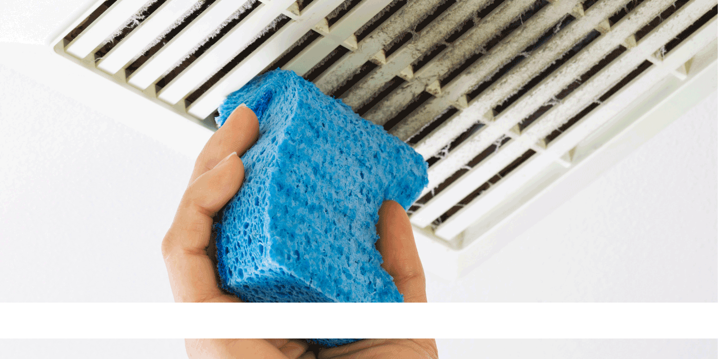 how do you clean a bathroom extractor fan
