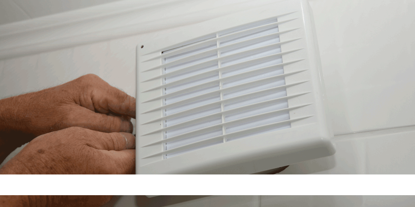 how do you install a soffit vent in a bathroom fan