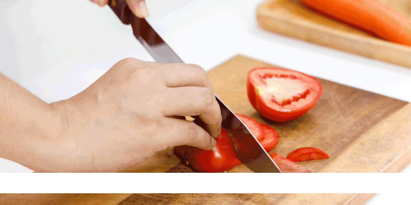 how do you sharpen a tomato knife