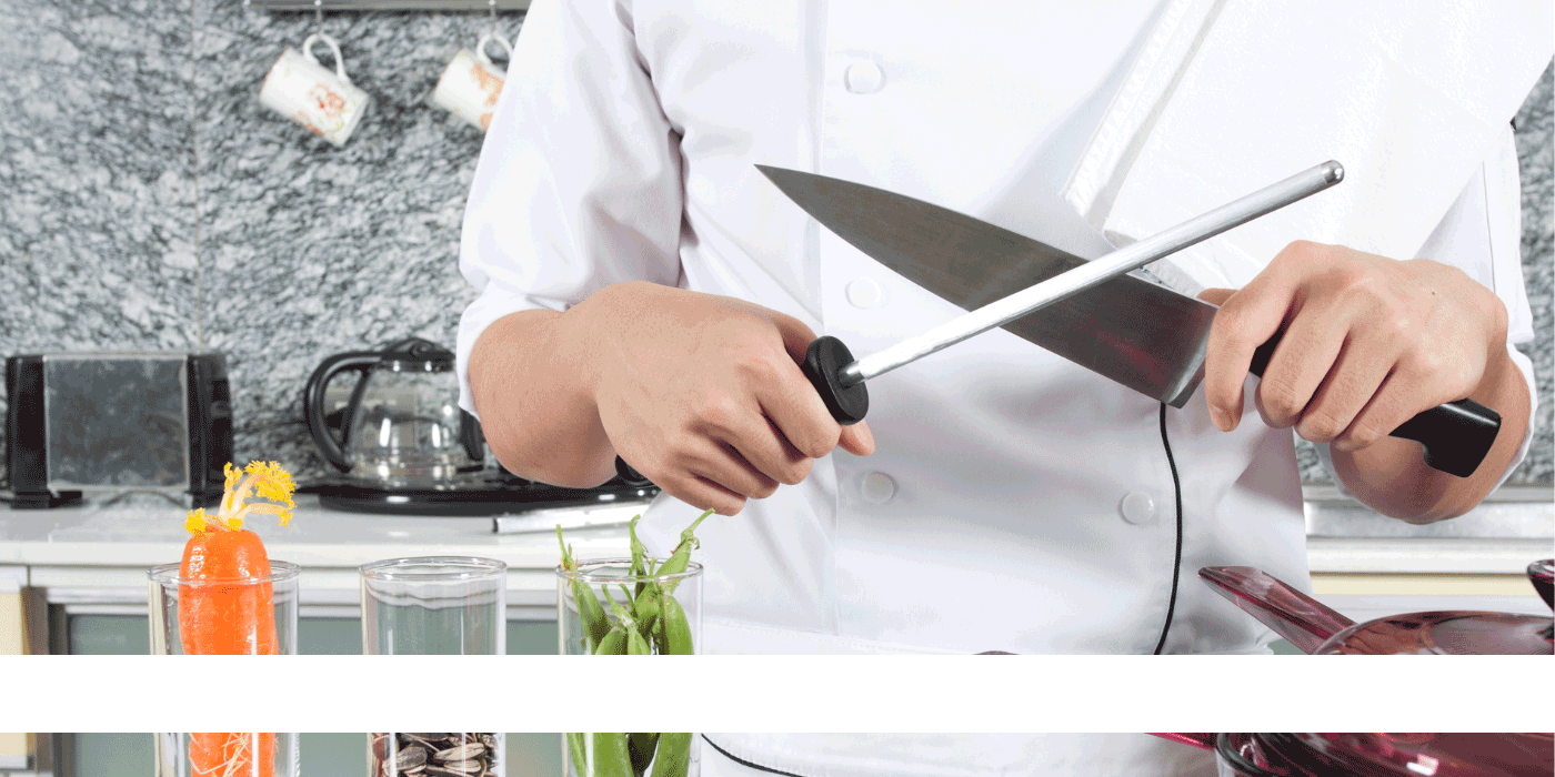 how do you use a stainless steel knife sharpener