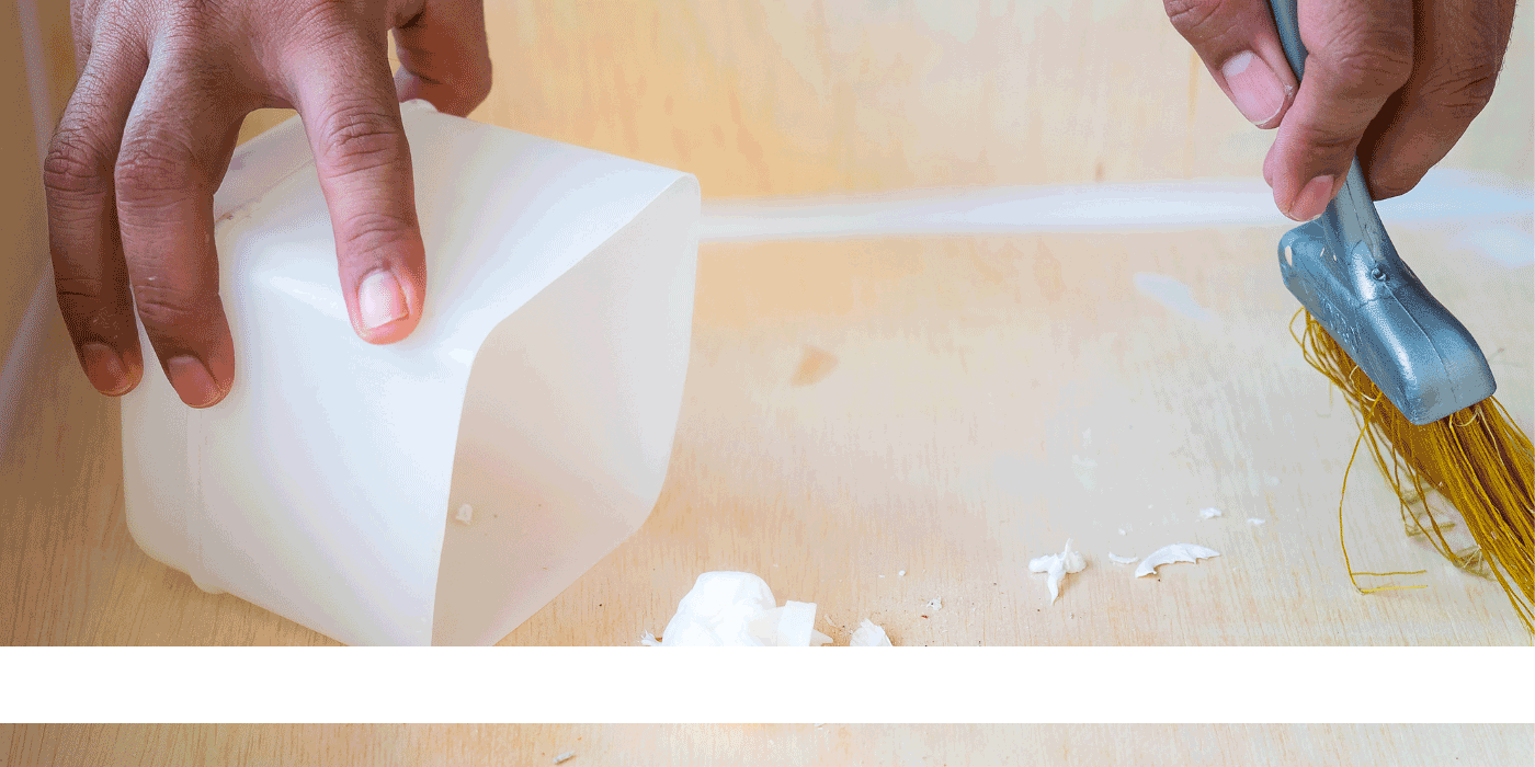 how to clean without a dustpan