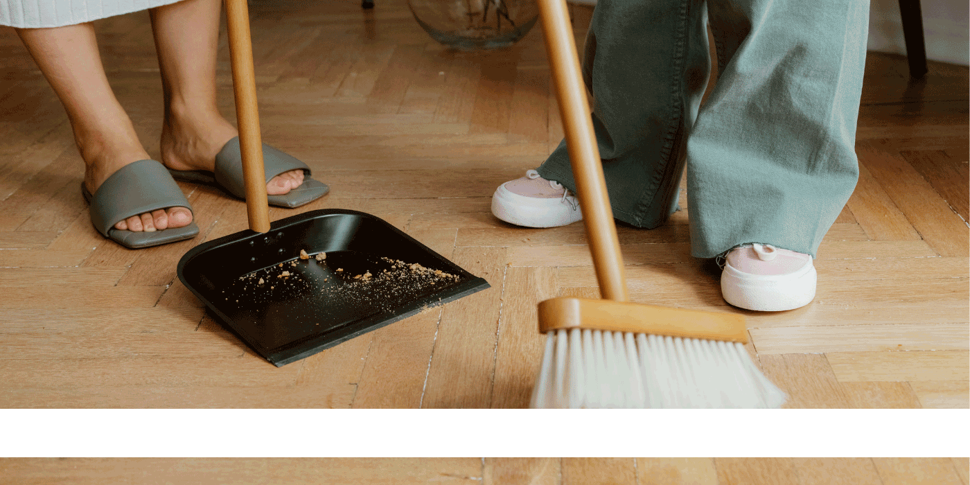 how to fix a broken dustpan
