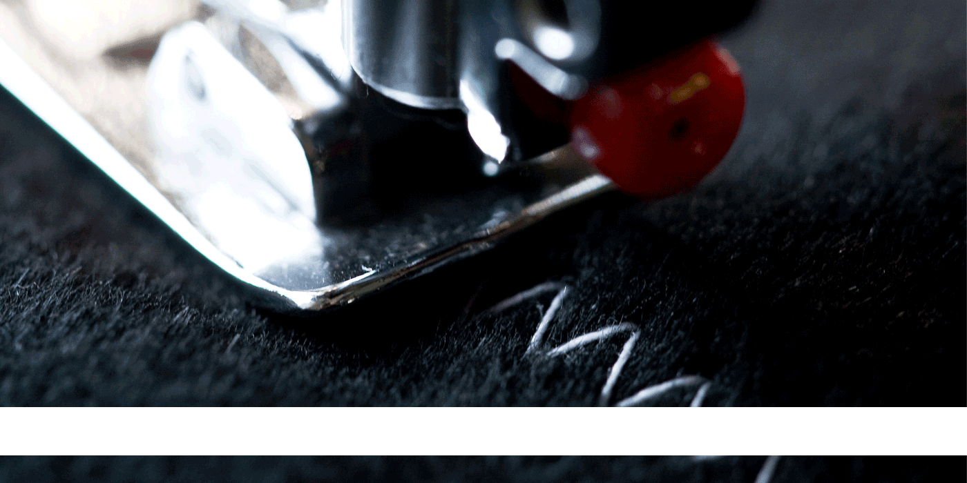how do you cross stitch with a sewing machine