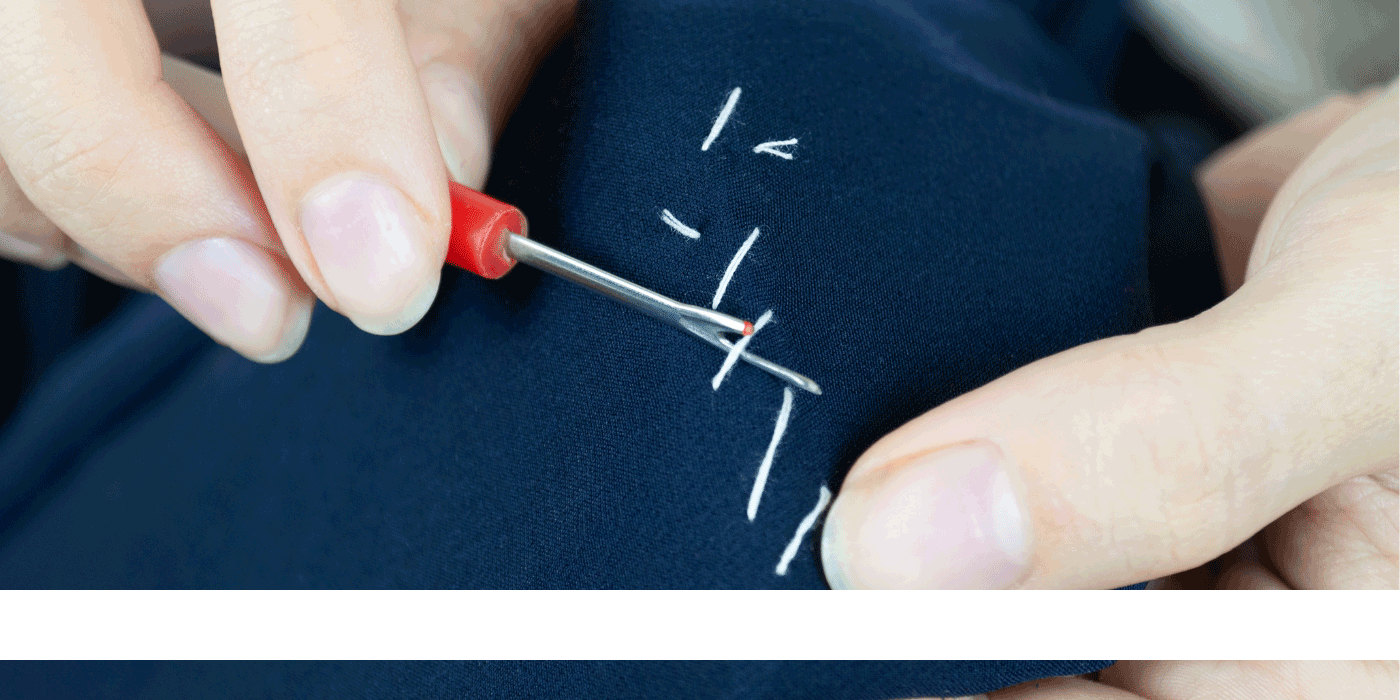 how do you fix a rip in a seam