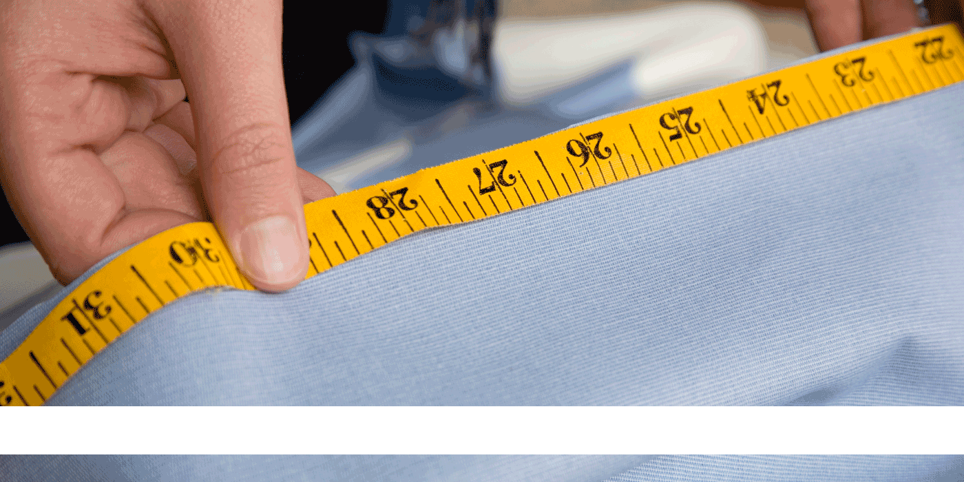how do you measure fabric for sewing