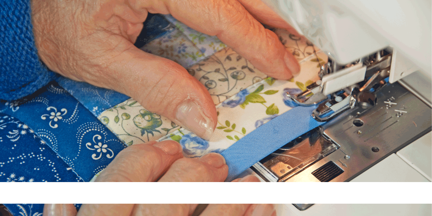 how do you quilt designs with a sewing machine