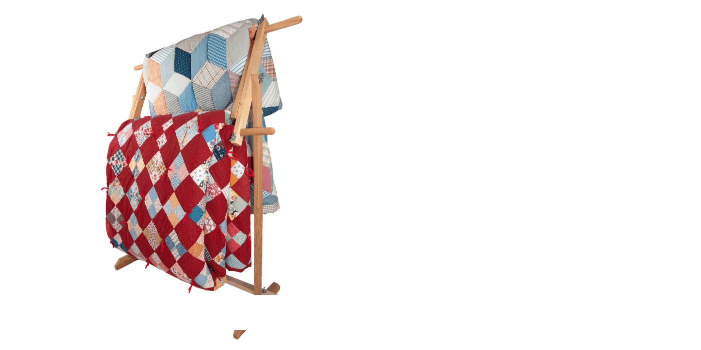 how do you use a quilting rack