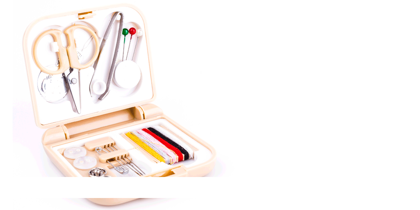 how do you use a silver sewing kit