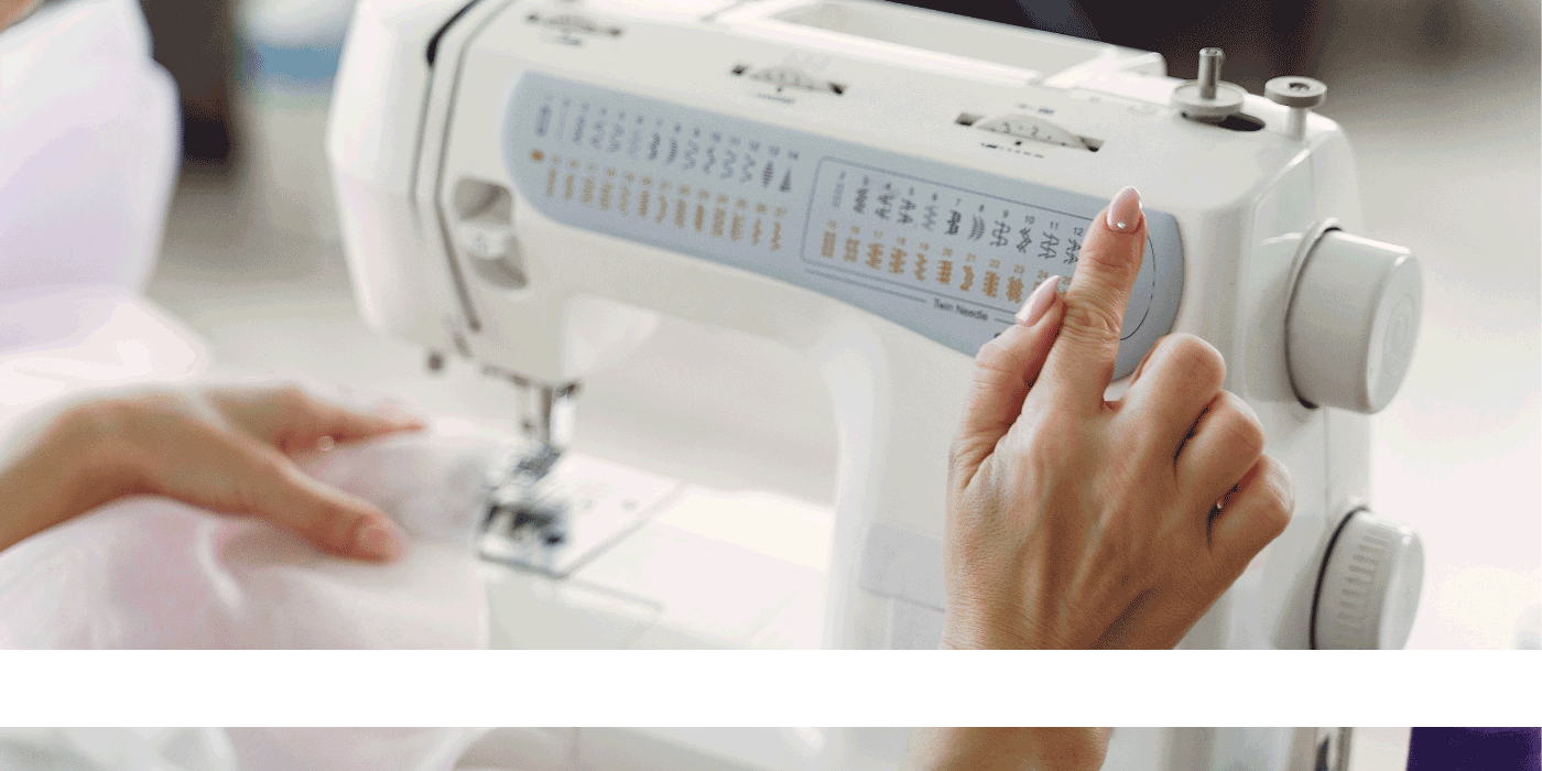 how to guide fabric through sewing machine