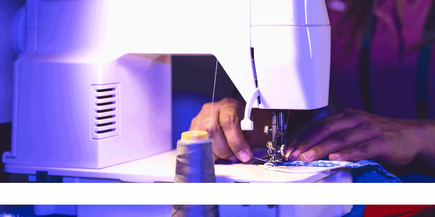 how to turn the light on a sewing machine