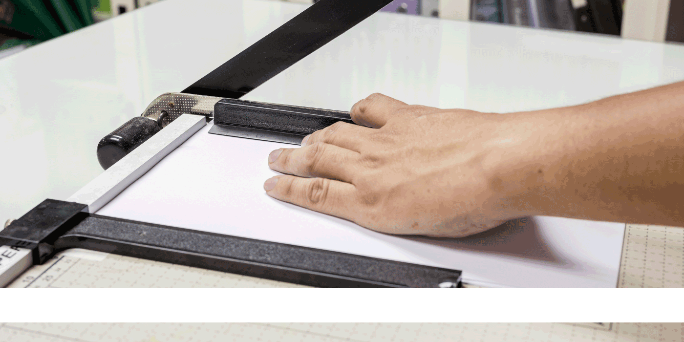 how to use a paper trimmer