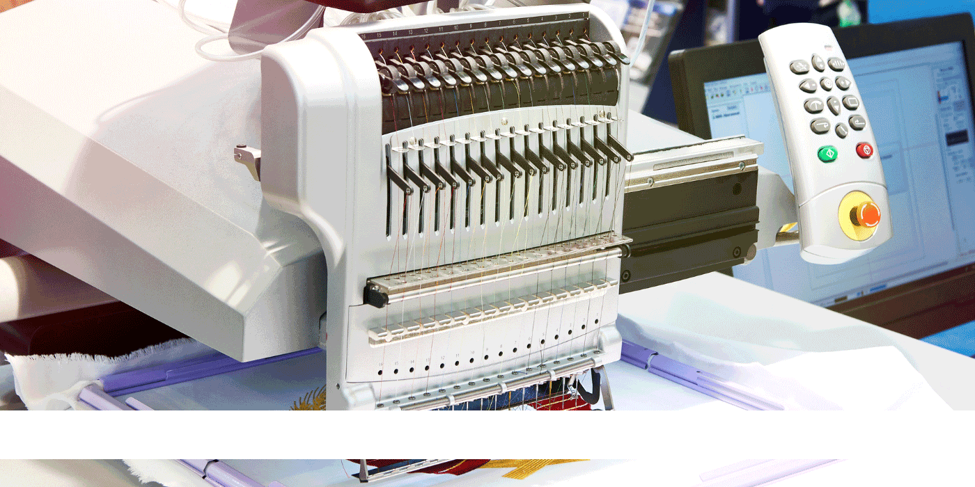 how to use an industrial embroidery machine