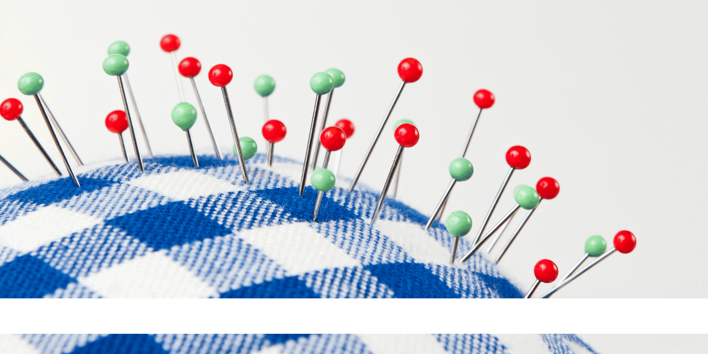 how to use pins for sewing