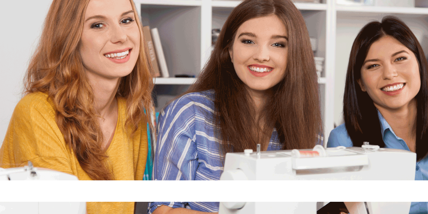 sewing machine for fashion design student