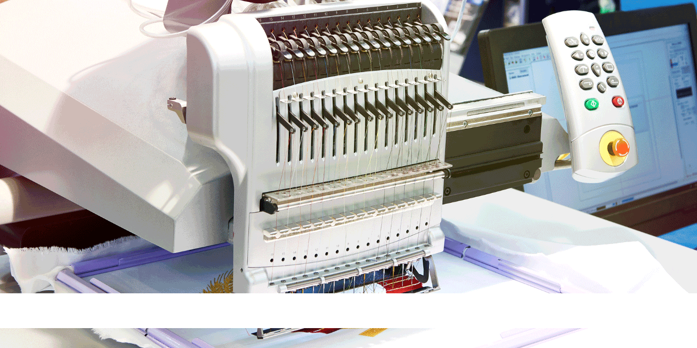 who invented the embroidery machine
