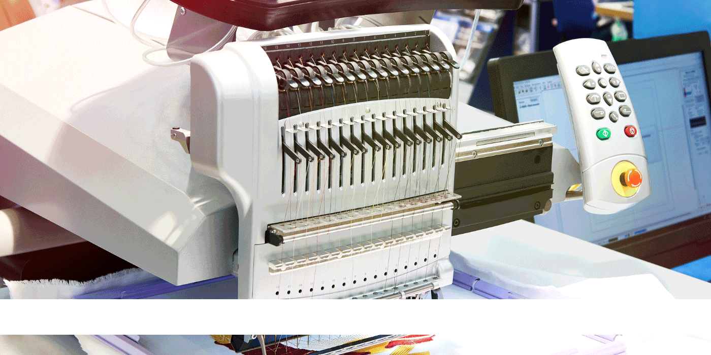 commercial embroidery machine