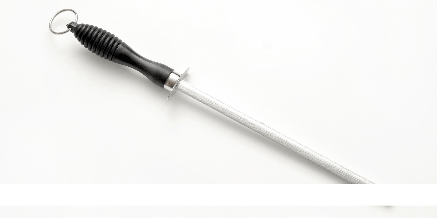 how do you sharpen scissors with a knife sharpener rod