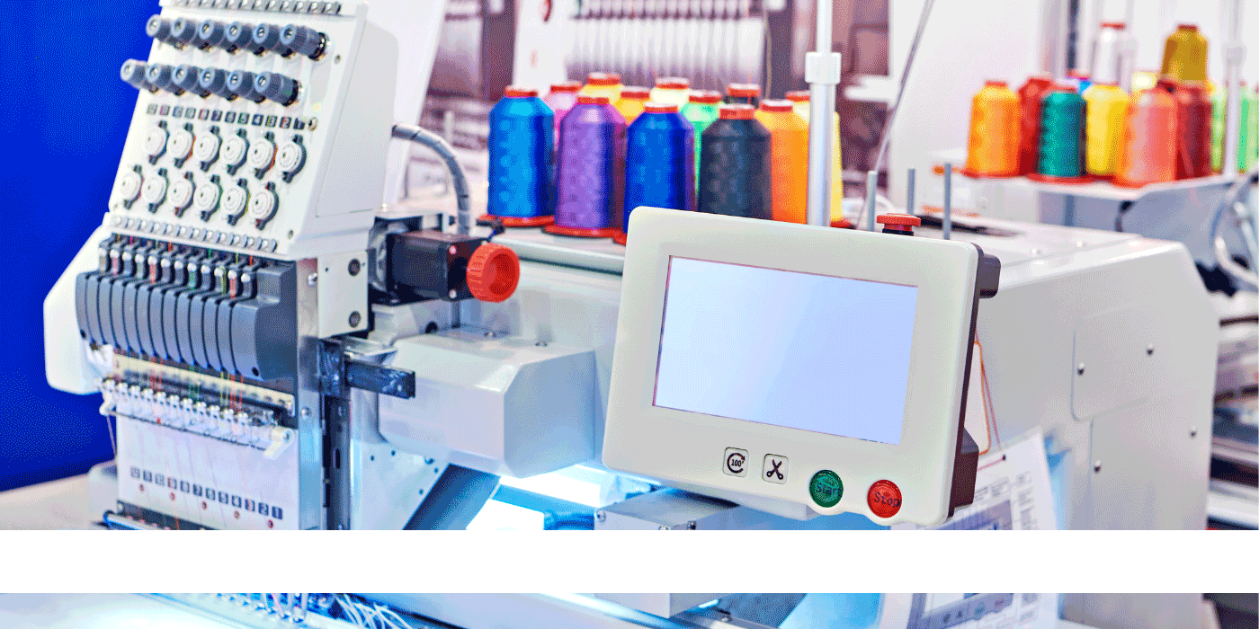 how many colors can a commercial embroidery machine handle