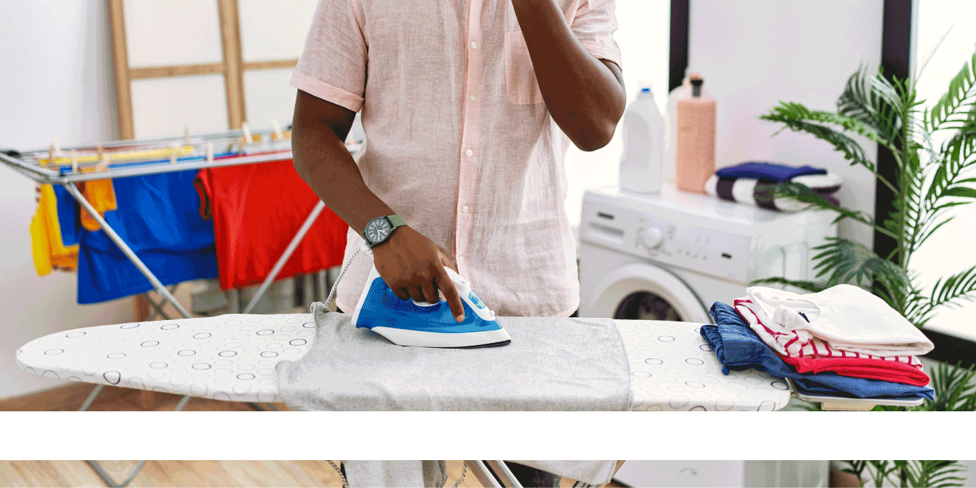 how to change an ironing board cover