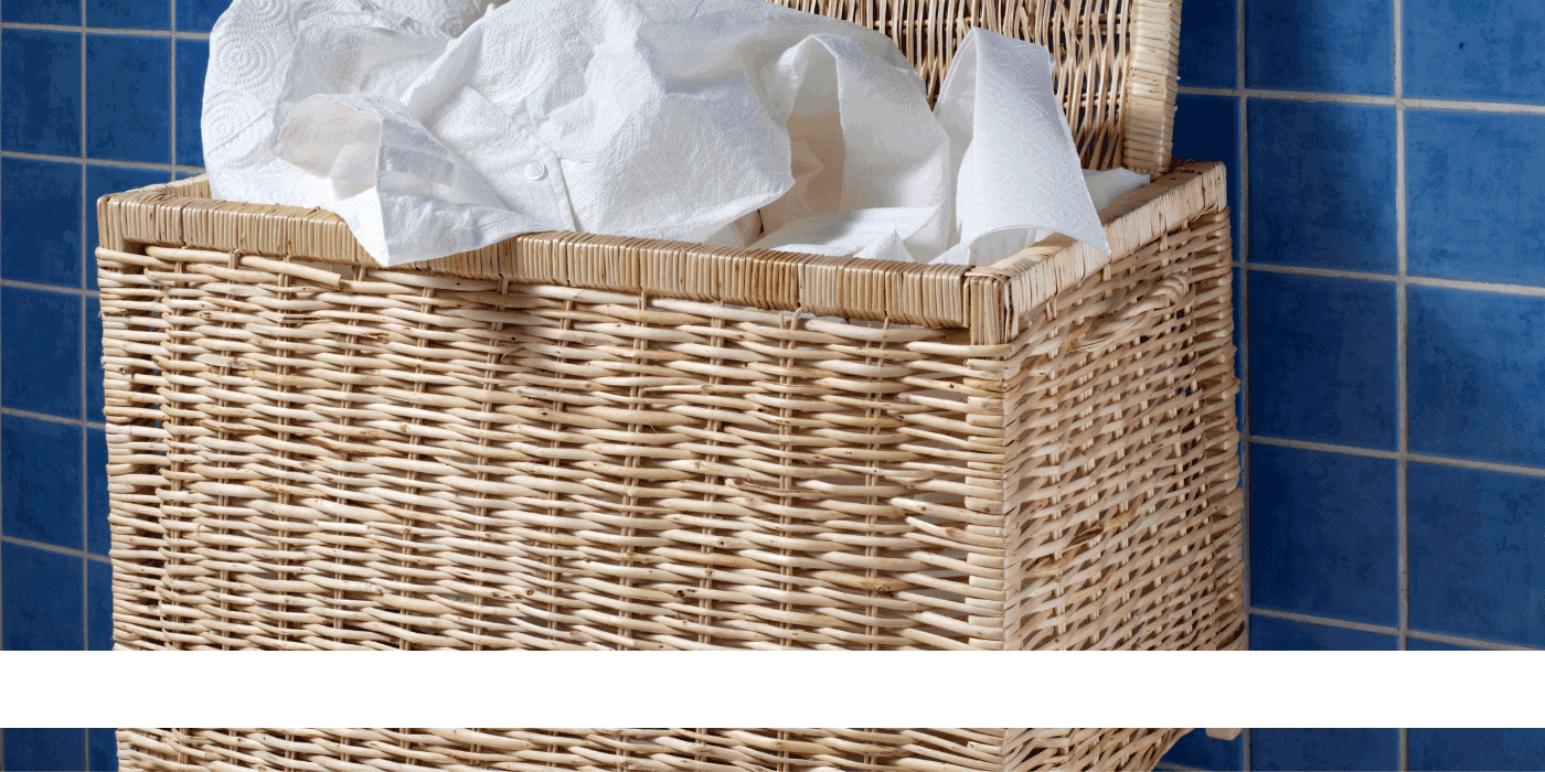 how to hang a laundry basket on the wall