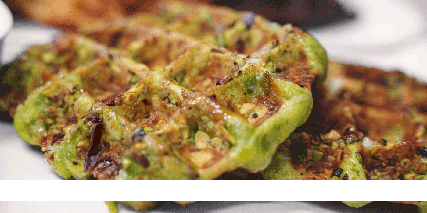 Pistachio Cardamom Waffles