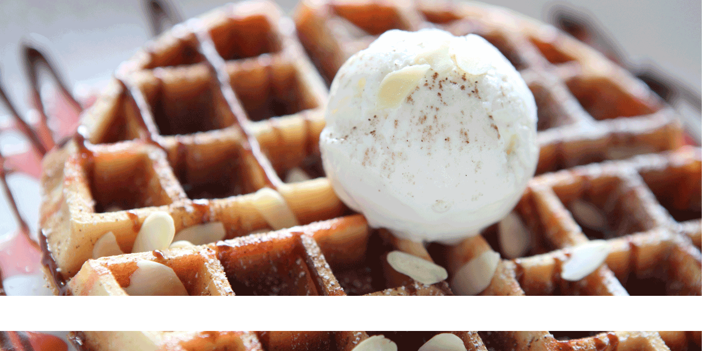 almond joy waffles