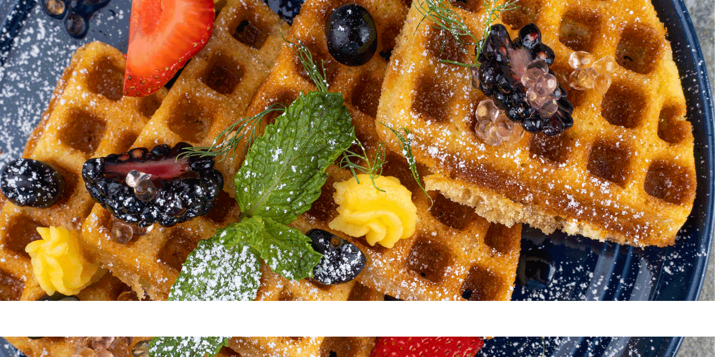 caprese waffles