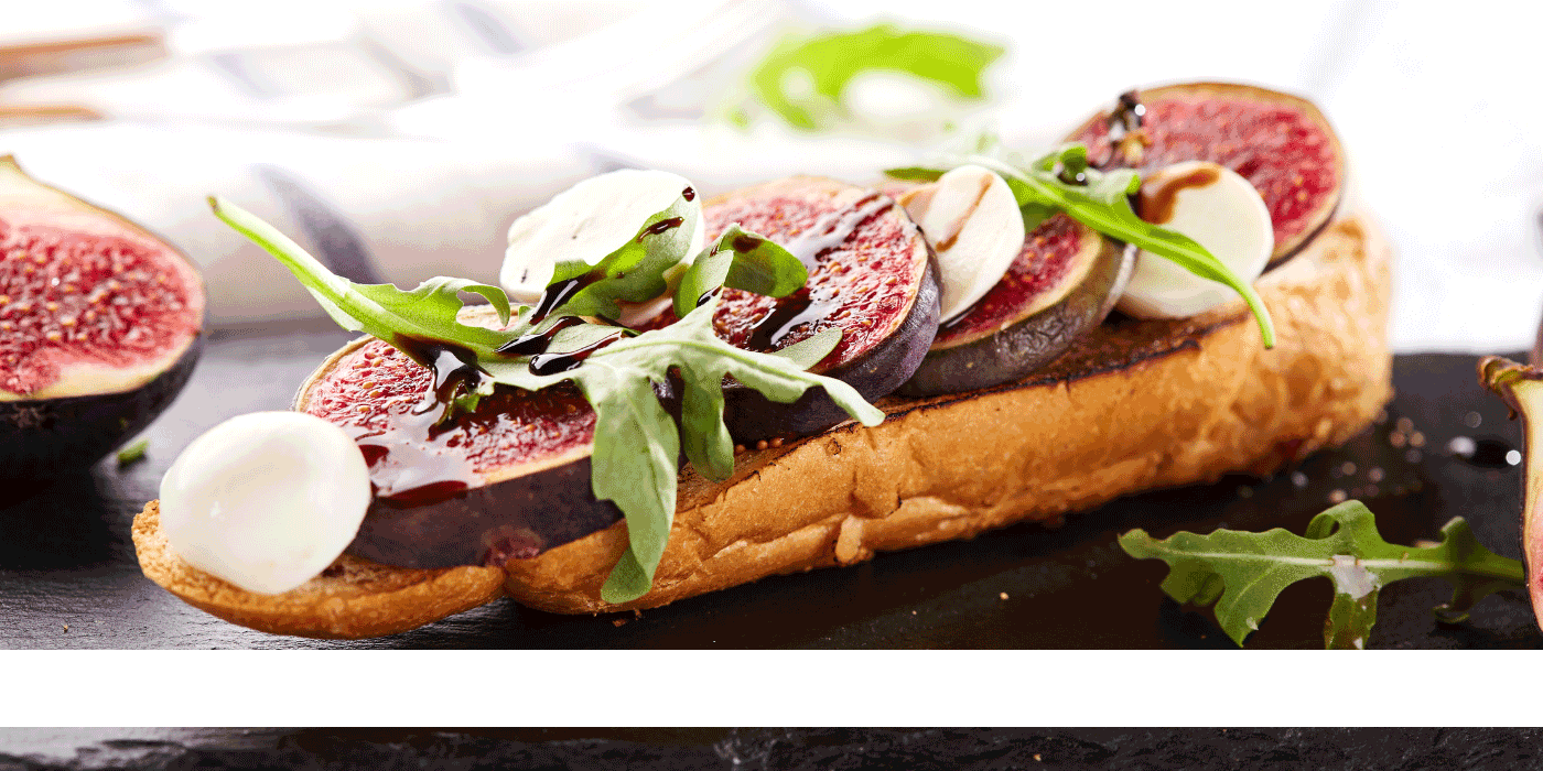 fig and goat cheese waffles