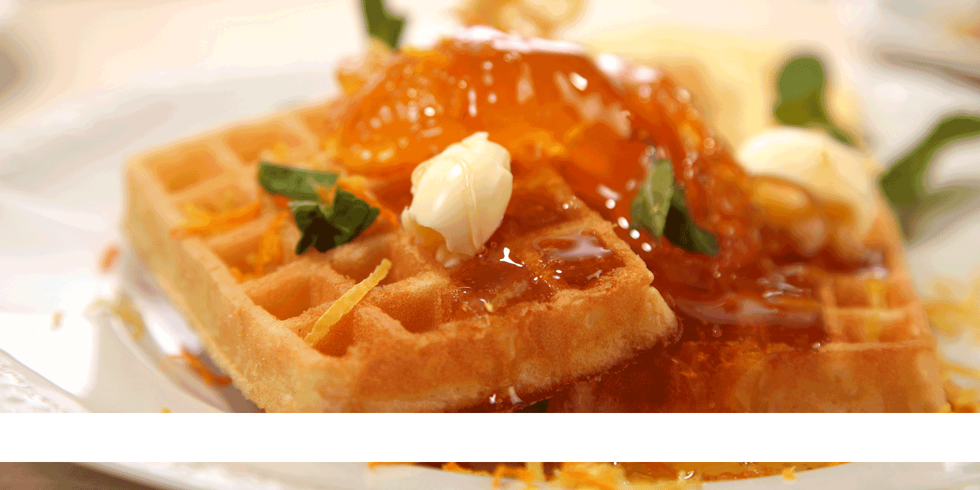 honey butter waffles