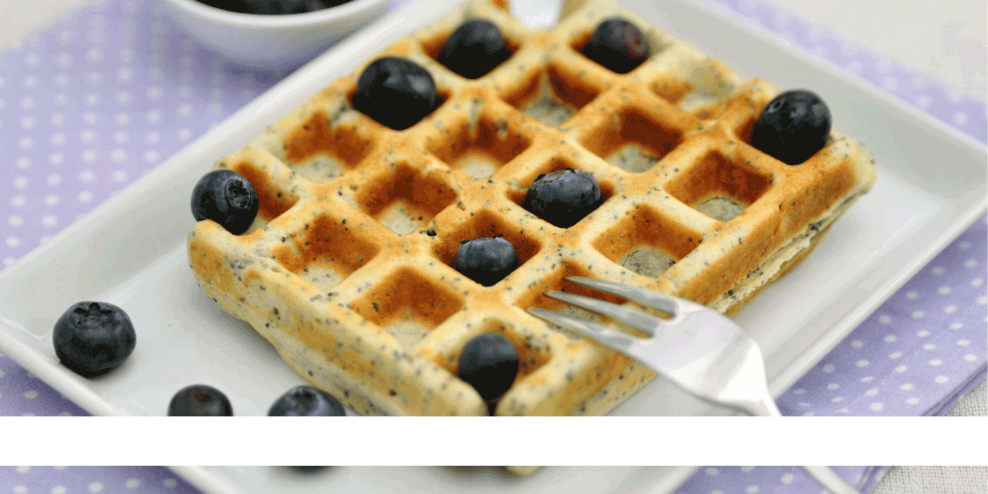 lemon poppy seed waffles