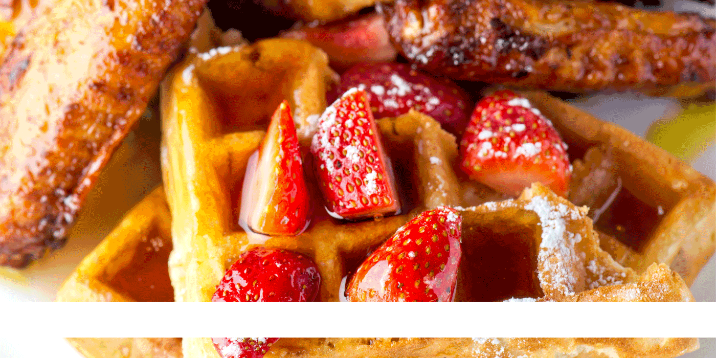 maple bacon waffles