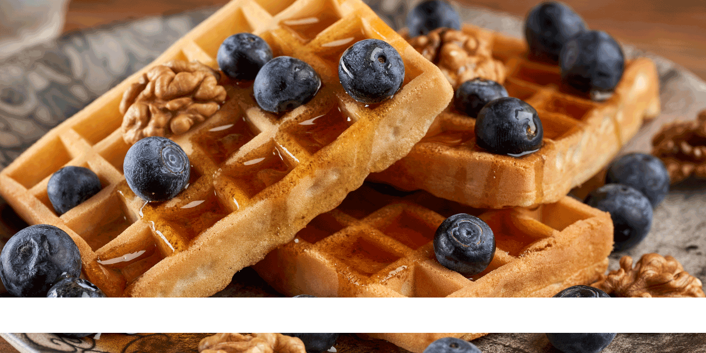 maple walnut waffles