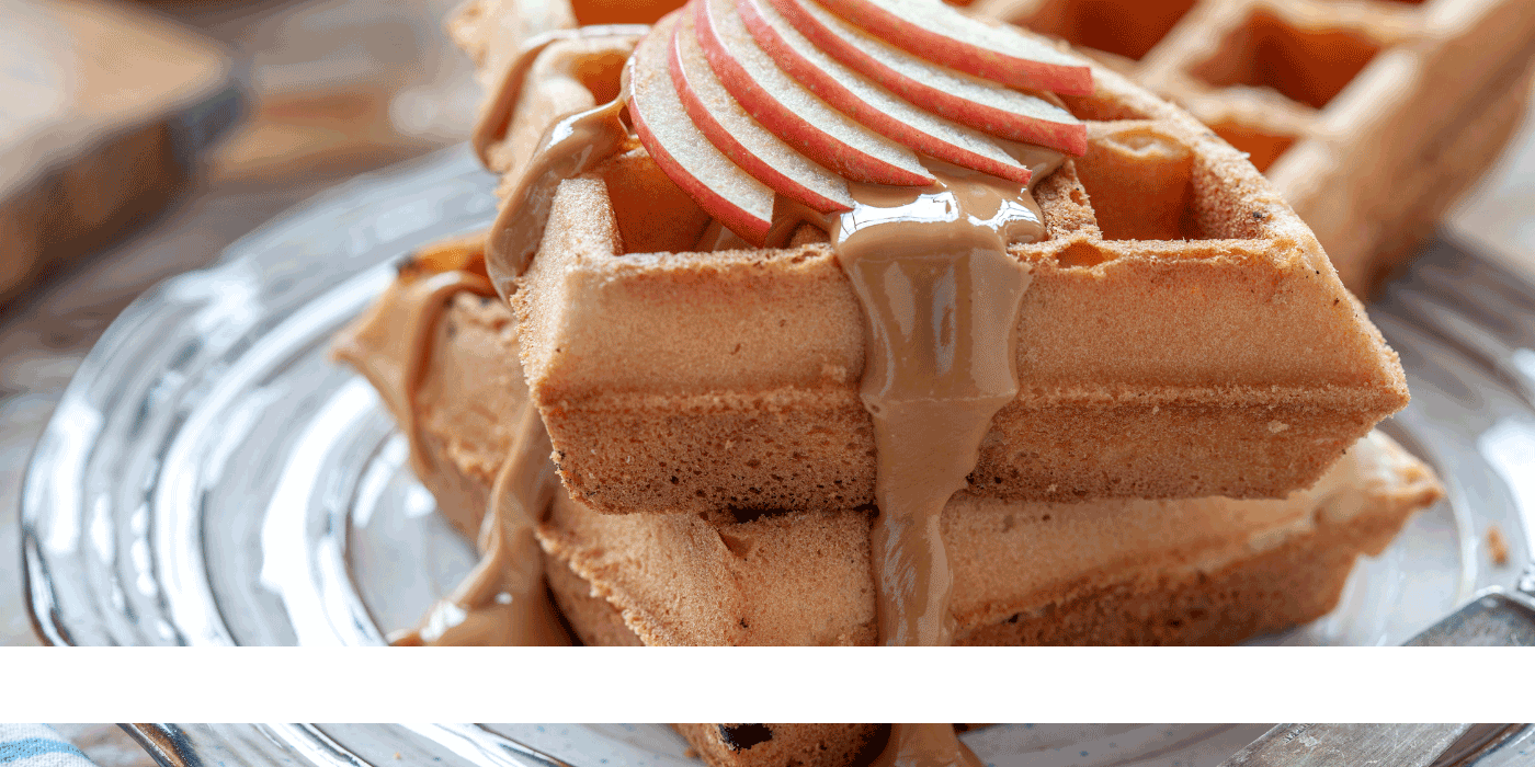 peanut butter and jelly waffles