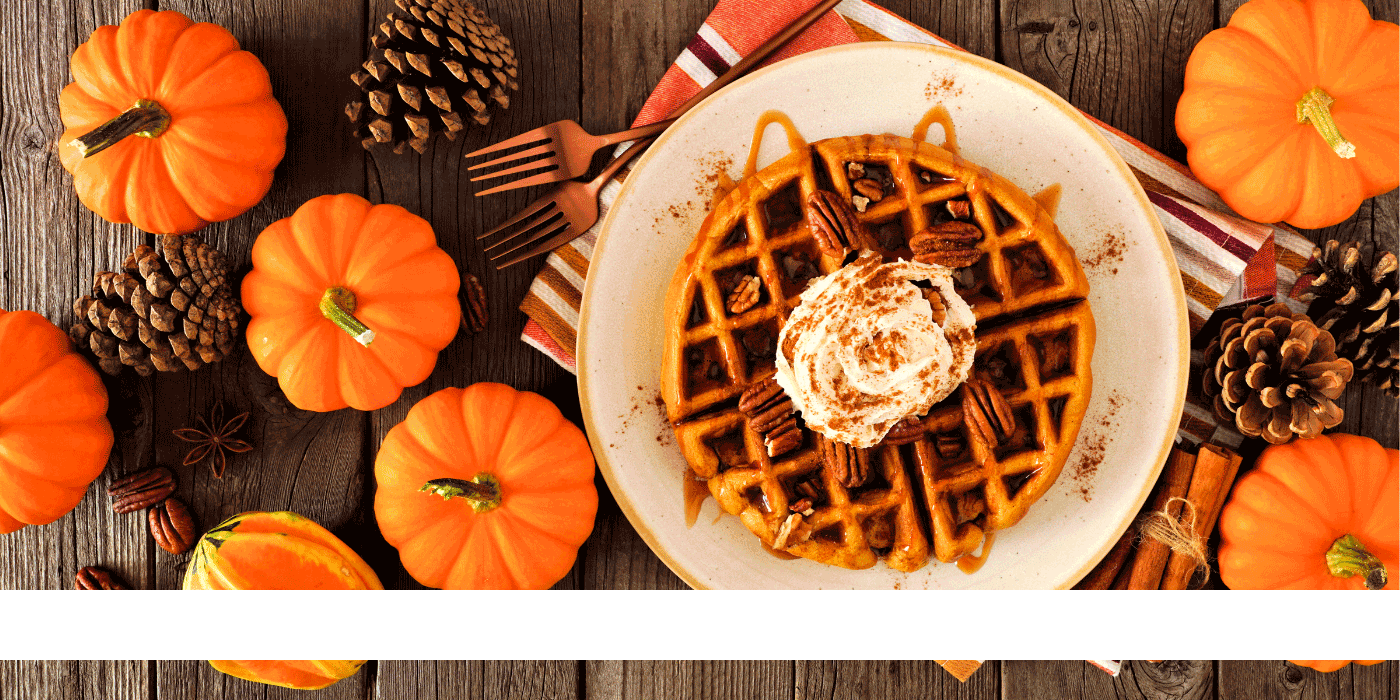 pumpkin spice waffles
