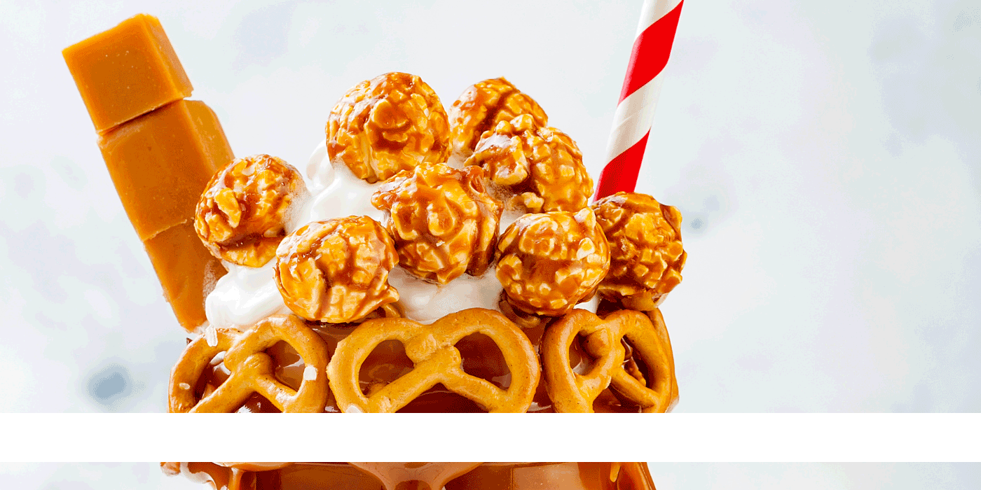 salted caramel pretzel waffles
