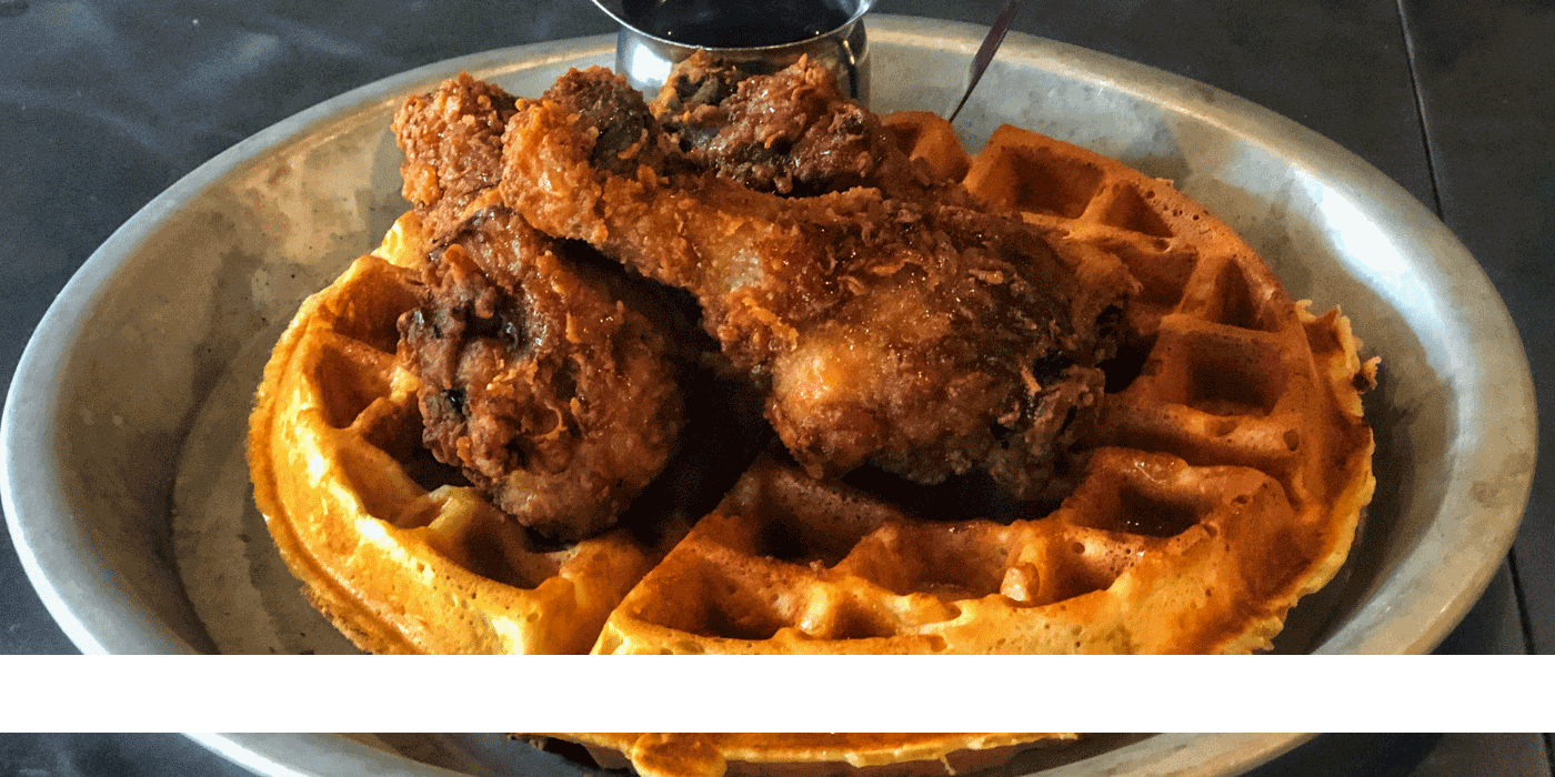 teriyaki chicken waffles