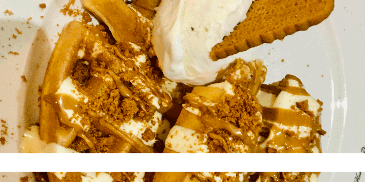 biscoff cookie waffles