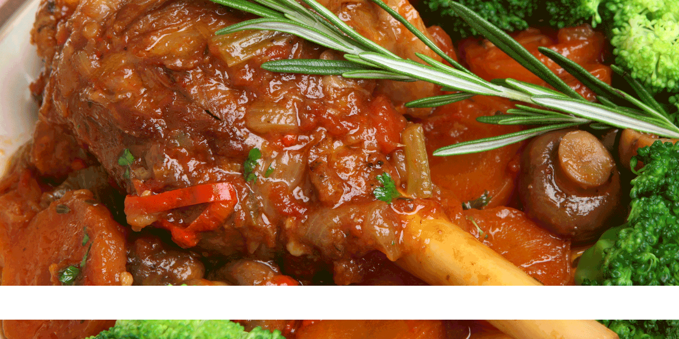 braised lamb shanks